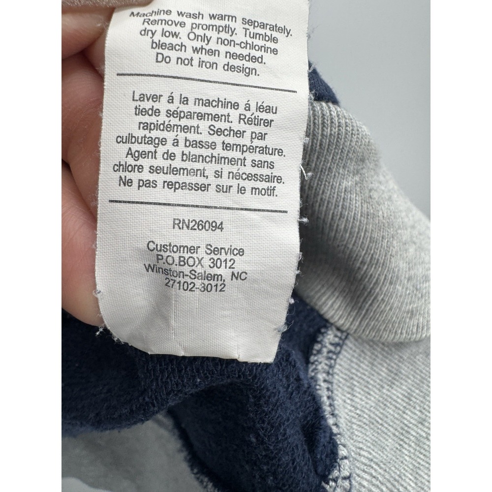 VTG Y2K Mens Champion XL Sweatshirt Full Zip Hooded Pocket Classic Retro 90s - Picture 13 of 16